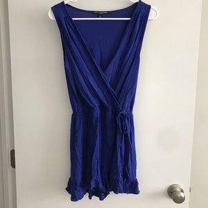Royal blue sleeveless romper
